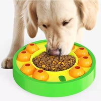 Interactive Dog Puzzle Feeder — in use