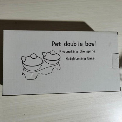 Elevatemeow - The Ultimate Tilted Pet Feeder Cat Bowl-6