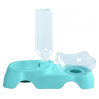 Elevated Tilted Cat Feeder Bowl — size and scale