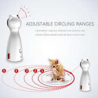 Interactive Laser Cat Toy — side angle
