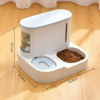 2-in-1 Automatic Cat Feeder & Water Fountain — size and scale