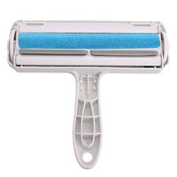 Electric Pet Hair Remover — in use