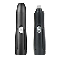 Rechargeable Electric Pet Nail Trimmer — in use