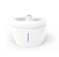 Smart filtered pet water fountain with LED option