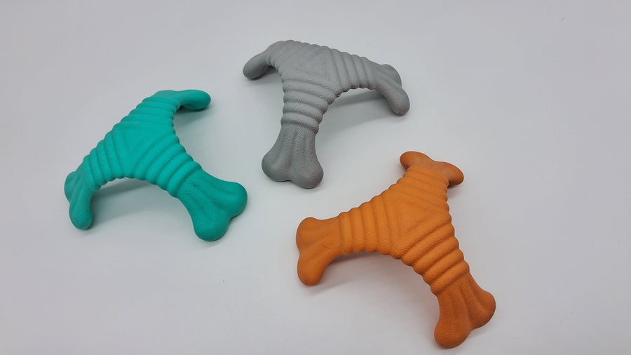 Tri-Bone XL durable dog chew toy for strong chewers