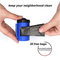 NightWalk Retractable Dog Leash — packaging and accessories
