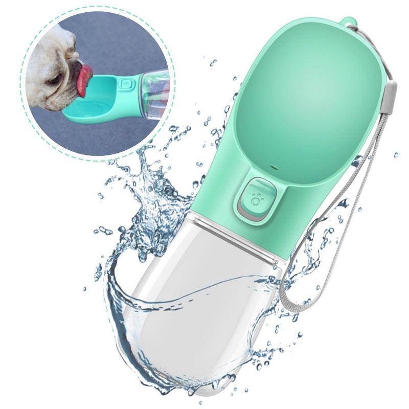 Portable leak-resistant pet water cup for dogs
