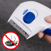 Electric Flea Comb for Cats — size and scale