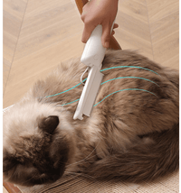 Fur-Free Pet Hair Remover Roller — in use