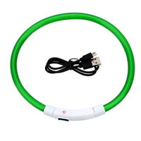 USB Rechargeable LED Safety Collar — product features close-up