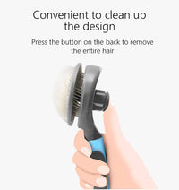 FabFur Grooming Brush — size and scale
