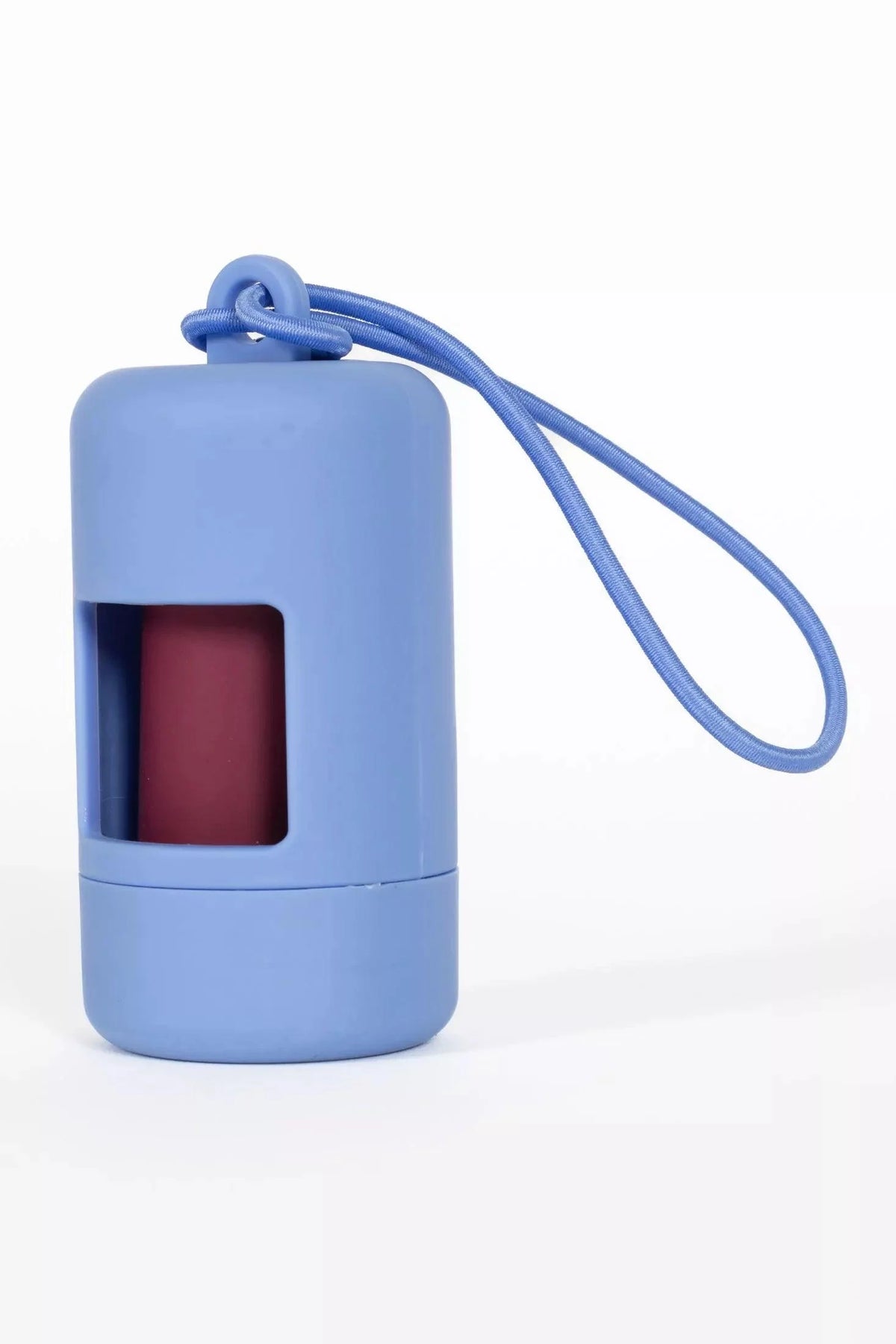 Clip-on dog poop bag dispenser for leash