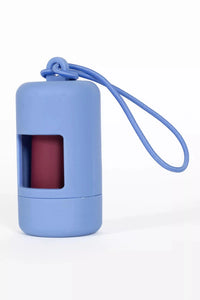 Clip-on dog poop bag dispenser for leash
