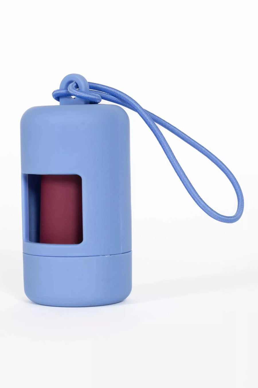 Clip-on dog poop bag dispenser for leash