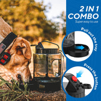 Large Dog Travel Water Bottle — close-up detail
