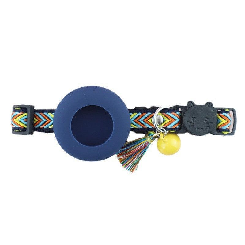 Silicone Holster Pet Collar With Gps Tracker And Bell-1