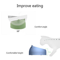 Whisker-Friendly Wide Cat Bowl — side angle