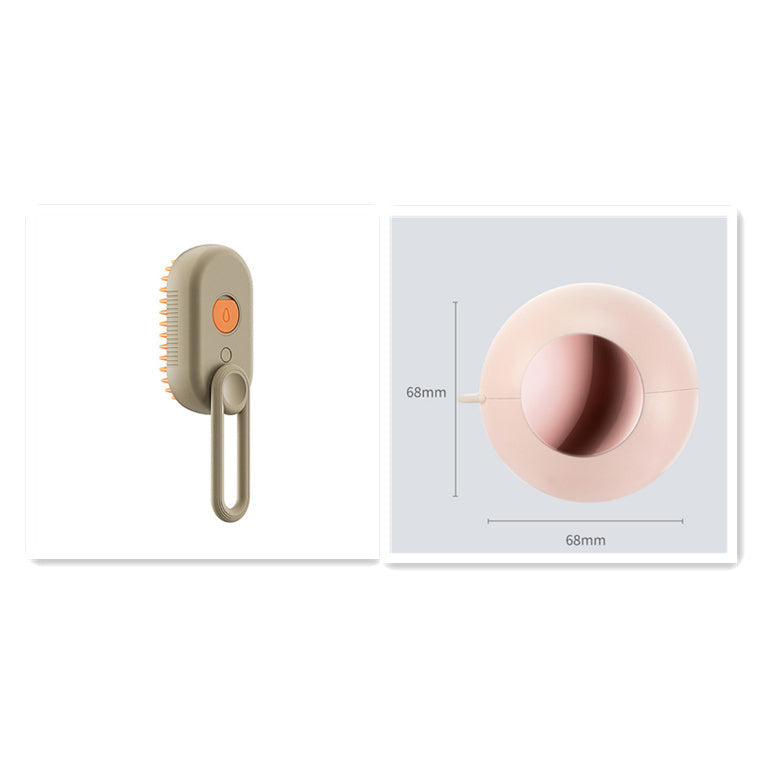 Cat Grooming Brush with Steam-5
