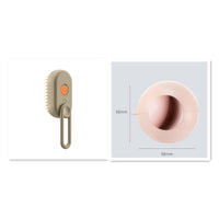 Steam Cat Grooming Brush — in use