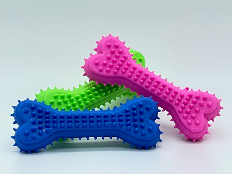 Flexible TPR chew bone for dogs