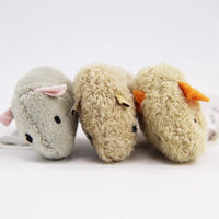 Plush Cat Mouse Toys 3-Pack — close-up detail