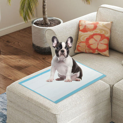 Dog and Puppy Pee Pads 24" x 17" (300 Counts) for Potty Training-Blue-2
