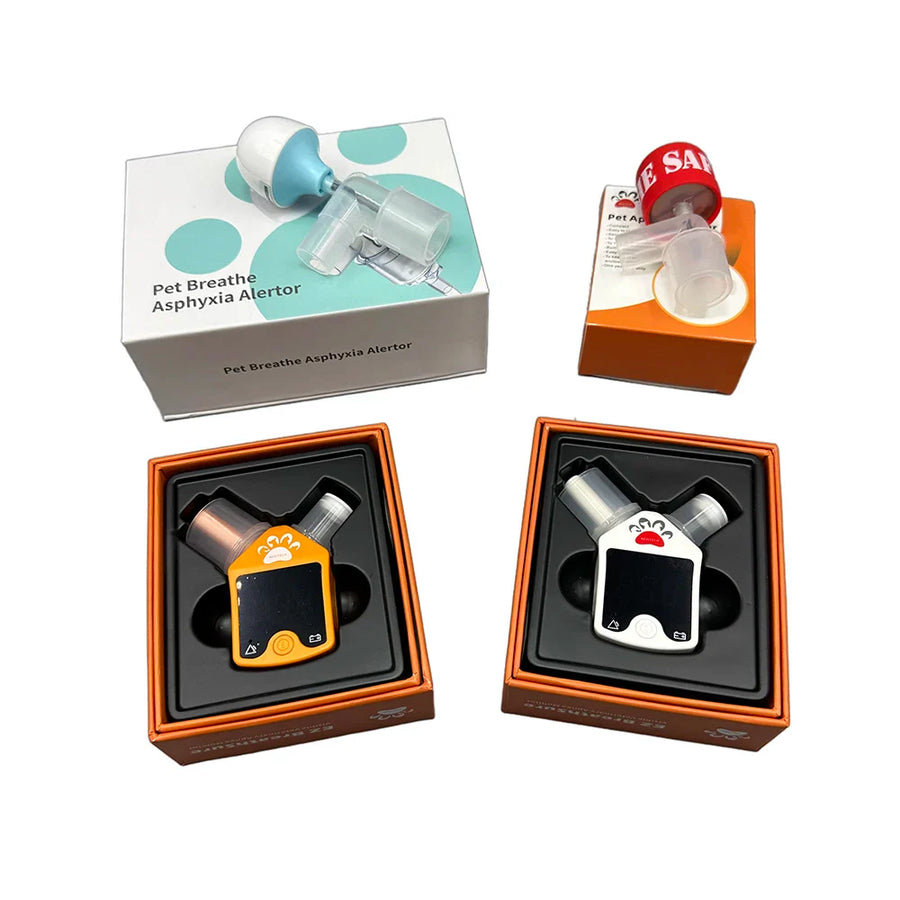 Pet breathing monitor with apnea alerts for dogs and cats