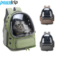 Transparent bubble pet carrier backpack for cats and small dogs