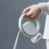 USB Rechargeable LED Dog Leash — side angle