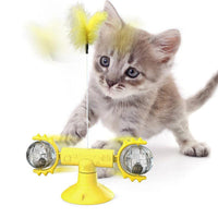 Catnip Spin & Scratch Toy — packaging and accessories