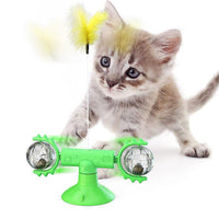 Catnip Spin & Scratch Toy — size and scale