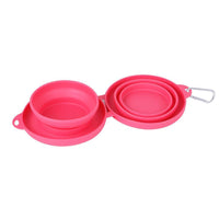 Collapsible Pet Feeding Bowl Set — packaging and accessories