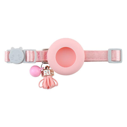 Silicone Holster Pet Collar With Gps Tracker And Bell-7