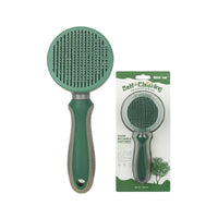 Self-Cleaning Pet Deshedding Comb — side angle
