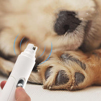 Rechargeable Electric Pet Nail Trimmer — side angle