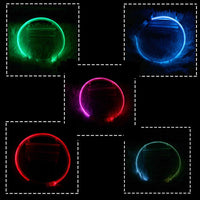 USB rechargeable LED safety collar for dogs and cats