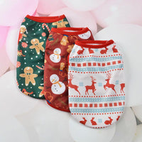 Christmas dog and cat holiday pet vest